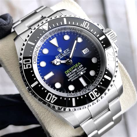 rolex deepsea blue strap|rolex sea dweller deepsea.